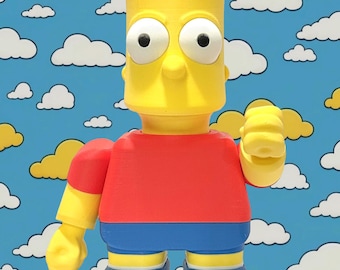 Cartoon Boy Figure – 3D Printed Collectible, Multi Color Display Model