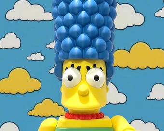 Cartoon Mom Figure – 3D Printed Collectible, Multi-Color Display Model