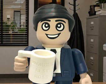 Funny Office Boss Chunky Figure – 3D Printed Collectible, Comedy TV Inspired Gift for Fans