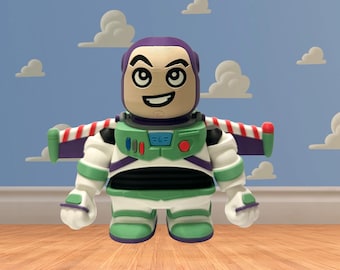 Buzz-Inspired Space Ranger 3D Printed Figure – Toy Movie Character Display – Handmade Collectible Statue