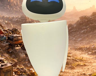 3D Printed EVE Robot – Display Model for Collectors – Pixar-Inspired Figurine