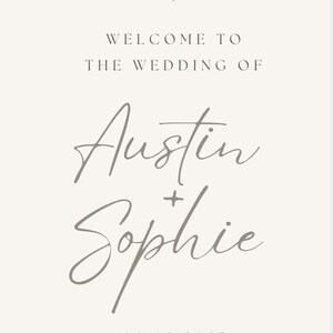 Plaque de bienvenue pour mariage
