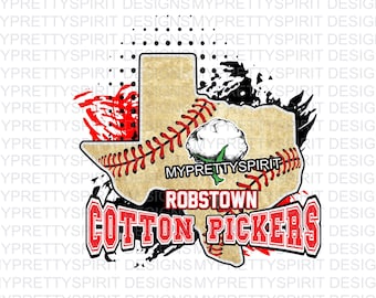 Robstown Cotton Pickers Baseball Texas PNG