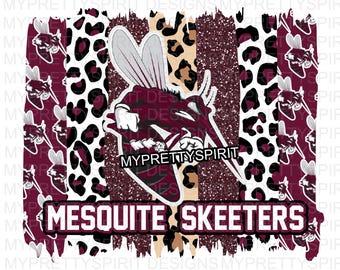 Mesquite Skeeters Brushstrokes PNG