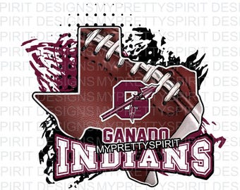 Ganado Indians Football Texas PNG
