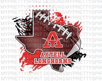 Axtell Longhorns Football Texas PNG