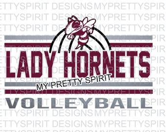 Flour Bluff Lady Hornets Volleyball PNG