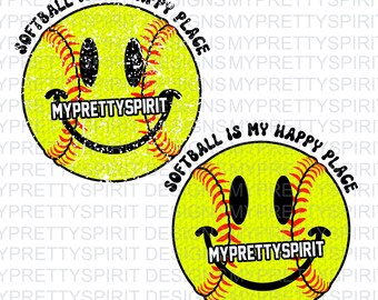 Le softball, c'est mon bonheur PNG