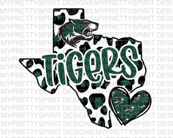 Blue Ridge Texas with heart in PNG