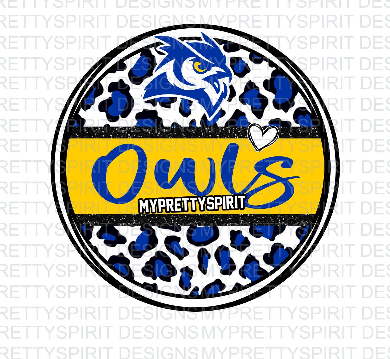 Odem Owls Cheetah Round PNG
