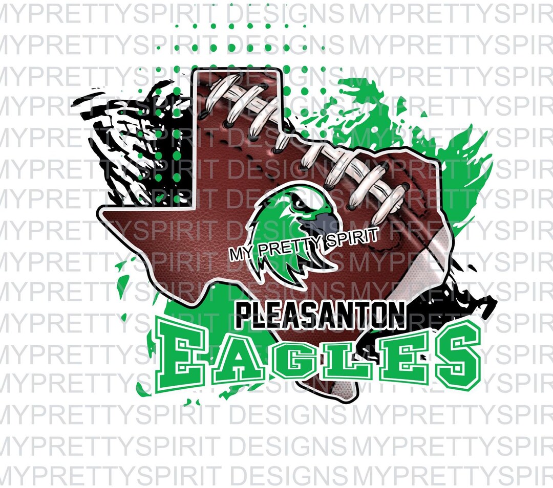 Pleasanton Eagles Football Texas PNG - Etsy