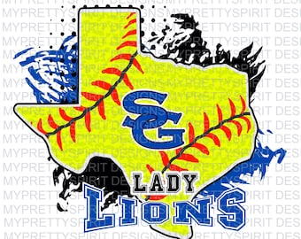 Santa Gertrudis Lions Softball Texas PNG