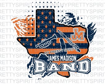 James Madison Band Texas PNG