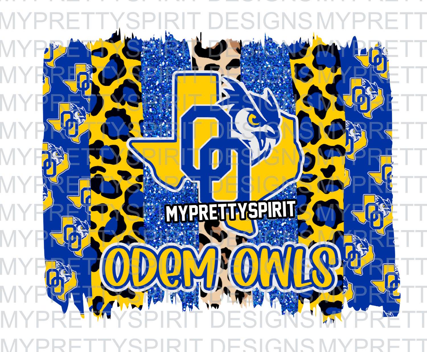 Odem Owls Brushstrokes PNG