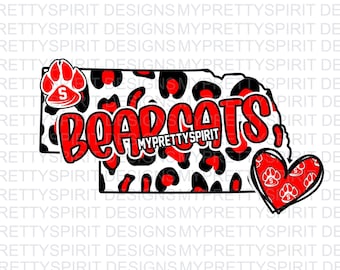 Scottsbluff Bearcats Cheetah Nebraska PNG