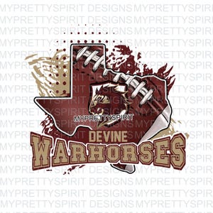 Devine Warhorses Football Texas PNG