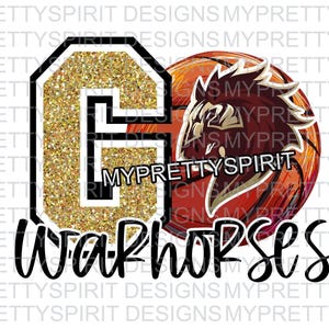 Go Warhorses Basketball PNG