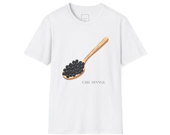 Caviar Girl Dinner Unisex Softstyle T-Shirt