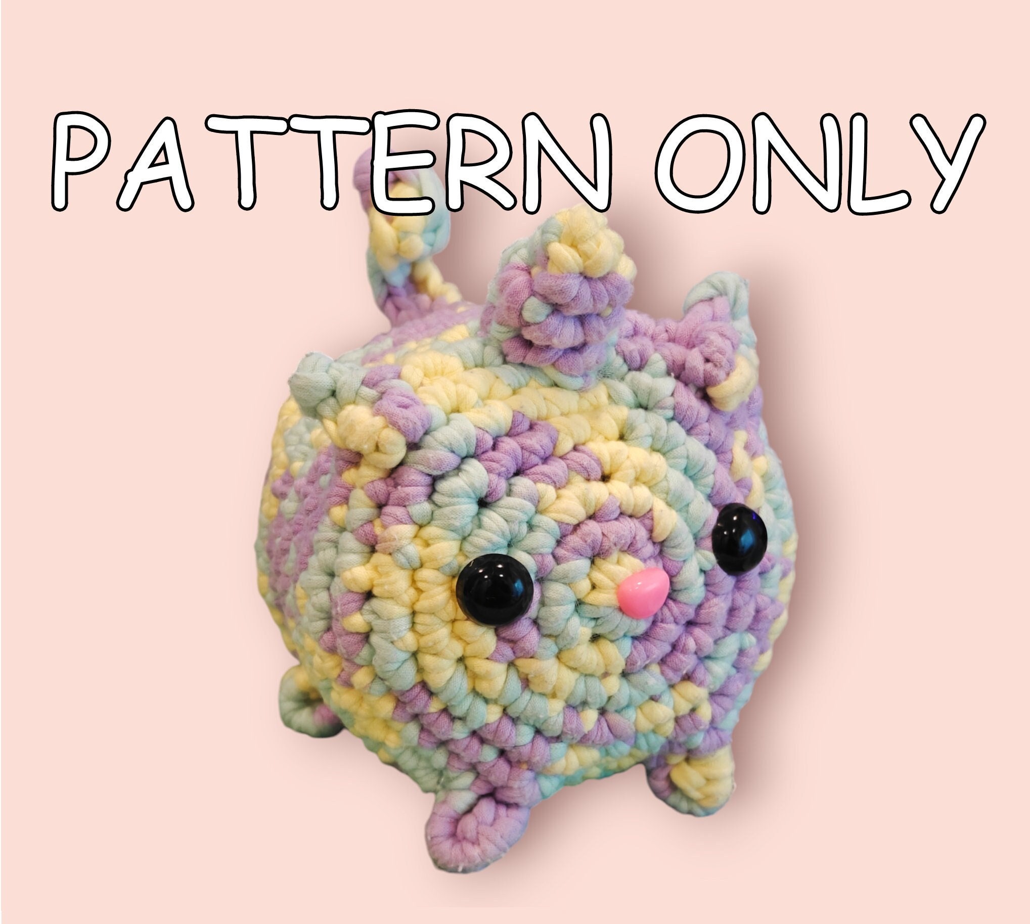 37 Fat Cat Crochet Patterns: Unleash Your Creativity and Craft Skills! 18 Crochet Pattern 2in1 Loaf Mewnicorn / Loaf Cat