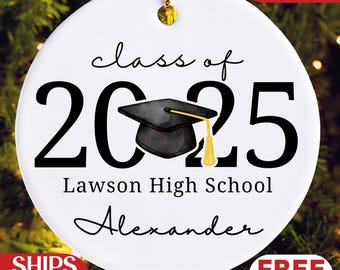 Personalized Class of 2026 Graduation Ornament: Keepsake for New Grad Students, Gifts for Graduations
