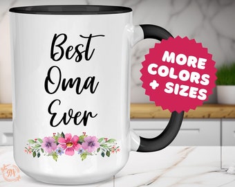 Best Oma Ever Mug, Mothers Day Gift from Grandkids, New Oma Gift, Future Oma Mug, Oma Birthday, Oma Coffee Mug, Gifts for Grandma