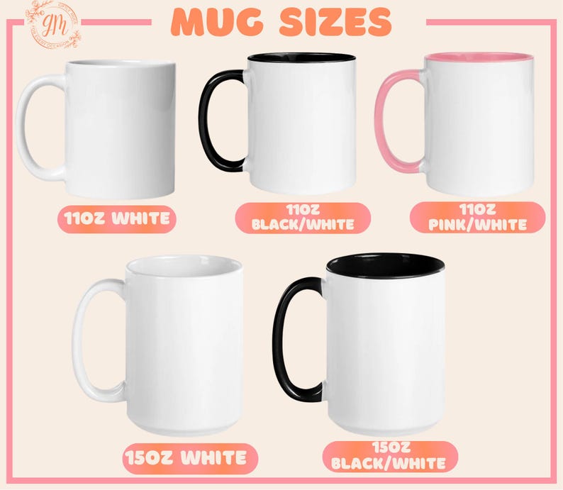 a set of four white and black coffee mugs