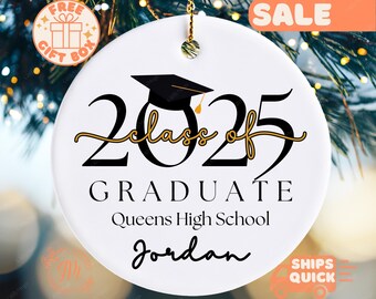 Personalized Class of 2026 Graduation Ornament: Keepsake for New Grad Students, Gifts for Graduations