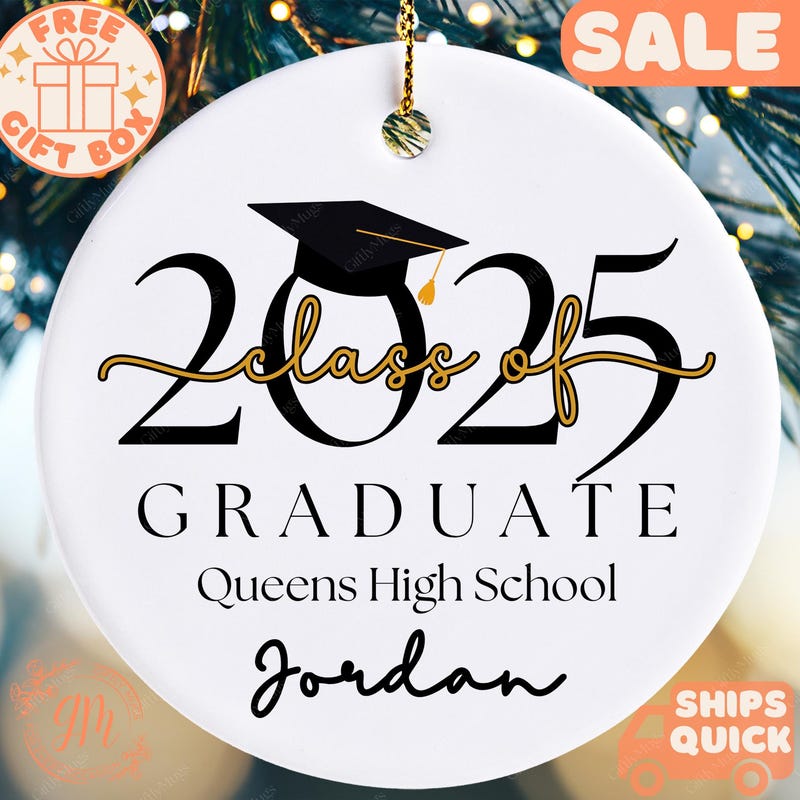 Graduation Ornaments 2025 Etsy