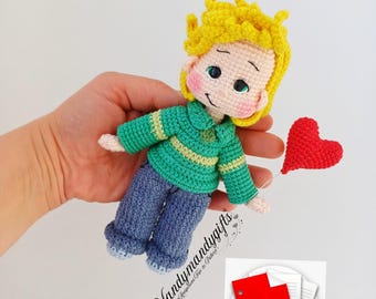 Cedric Crochet Doll Pattern – Amigurumi Tutorial (PDF Download)