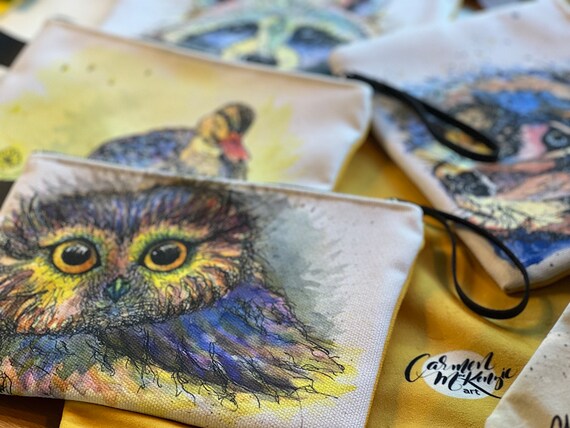 Wolf-Make-up-Tasche „Wolves Of The World“ – Geschenk Für Wolfsliebhaber (23x18 Cm)