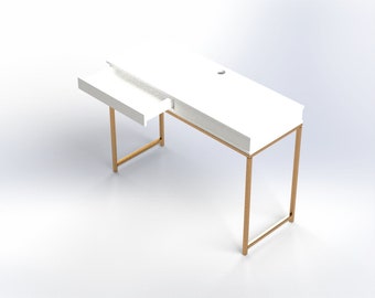 ALEX-IKEA Minimalist Nordic Desk Plan