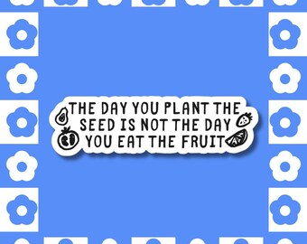 Plant the Seed Vinyl Sticker – Mental Health, Healing, Therapy
