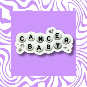 Bébé cancer - Sticker vinyle, Cancer, horoscope, astrologie, zodiaque, signe, signe d'eau, juin, juillet, autocollants, anniversaire
