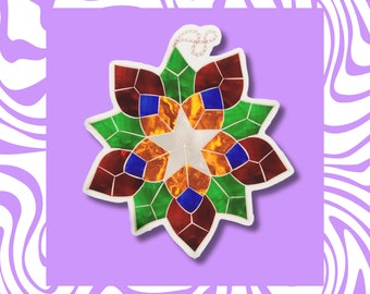 Filipino Parol Vinyl Sticker - Christmas Lantern Decal