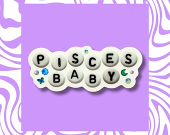 Pisces Baby Sticker – Zodiac Astrology Vinyl Decal