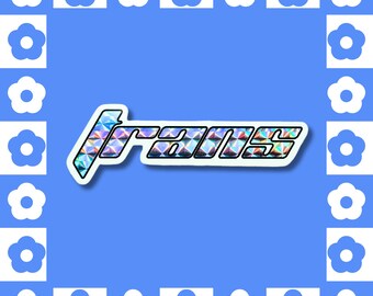 Trans Prismatic Vinyl Sticker – Holographic Rainbow Laptop Decal