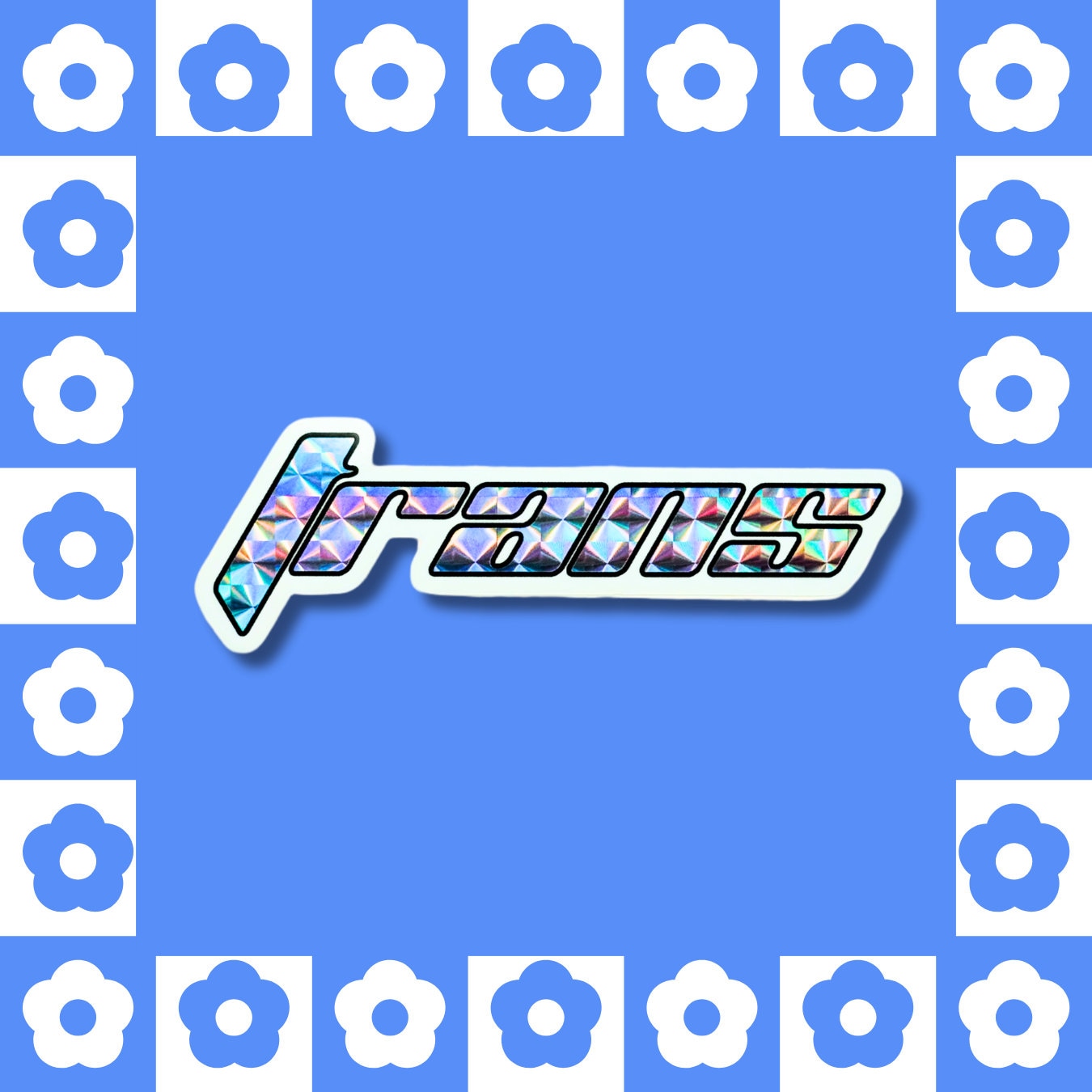 Trans Prismatic Holographic Rainbow Vinyl Sticker Laptop Decal / Vinyl ...