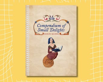 Compendium of Small Delights – A6 Reusable Sticker Book