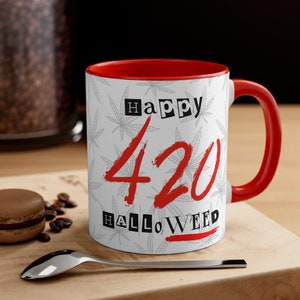 Happy Halloweed Halloween Accent Coffee Mug 11oz