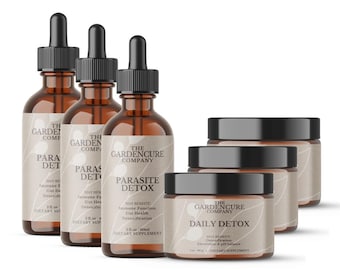 90-Day Parasite Detox Kit: Tincture & Mineral Binder
