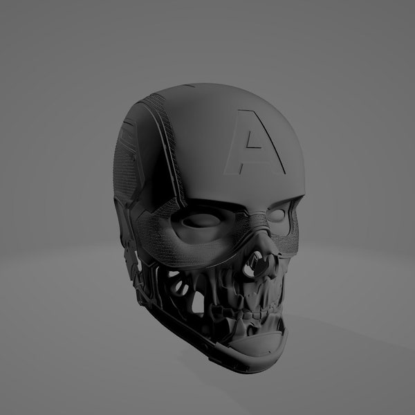 Zombie Captain America Wearable DIY Helmet Kit