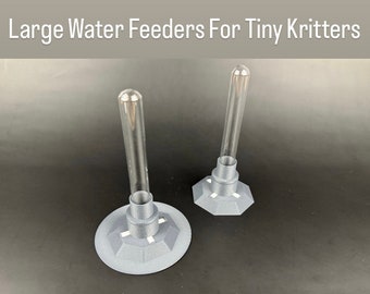 Large Wicking Test Tube Water  Trough Feeder For Small Pets Insects, Spiders, Beetles, Ants, Reptiles, Crickets, Roaches,Feeder Insects