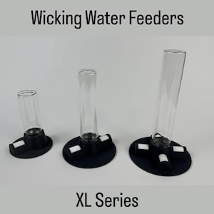 XLシリーズ ウィッキングウォーターフィーダートラフ 大型昆虫、クモ、タランチュラ、甲虫、爬虫類用フィーダー、コオロギ、ゴキブリ、餌用昆虫用