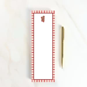 Tomato Skinny Notepad – Original Watercolor