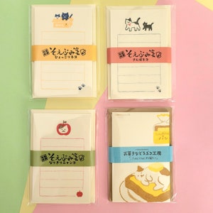 Mini Letter Writing Set - Cats