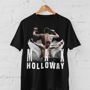 Max Holloway Blessed MMA Vintage 90s Retro Graphic Collage T-Shirt image 1