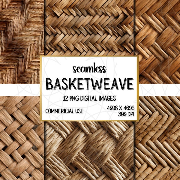 Basketry Printable Paper, Wicker Digital Background, Weave Textures, Wicker Basket Digital Backgrounds, Digital Download, Basketware