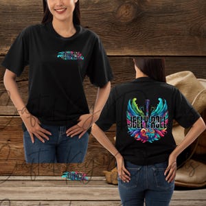 Jelly Roll Guitar PNG FILE front and back design