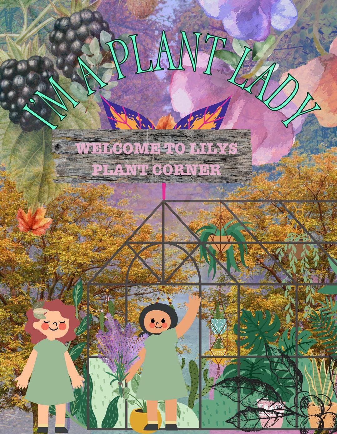 Lily's Plant Corner Tshirt for All Plant Lovers Etsy