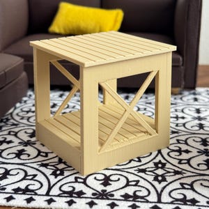 Poppenhuis miniatuur 3D-print bijzettafel: 1:12